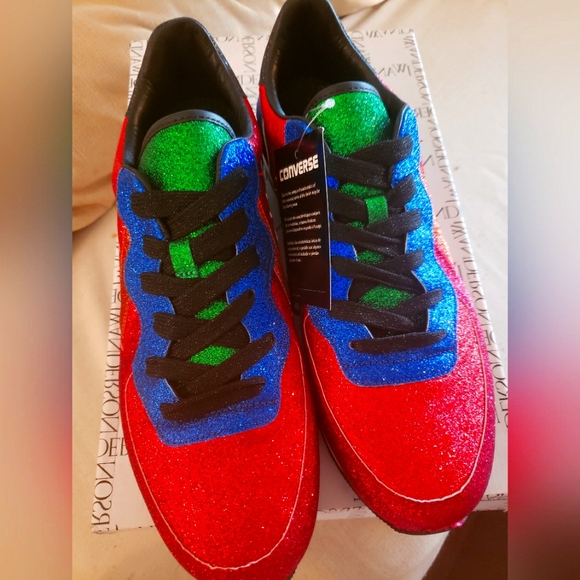 | Converse 🇺🇸 Jw Anderson X Thunderbolt Ox Cherry Shoes | Color: Blu - Picture 2 of 8